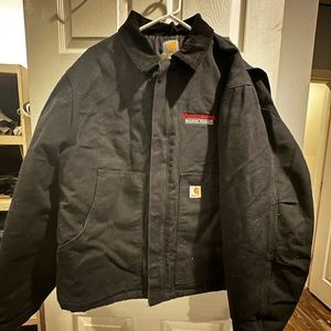 Carhartt Loose Fit Duck Insulated Mens Coat (Firestone)